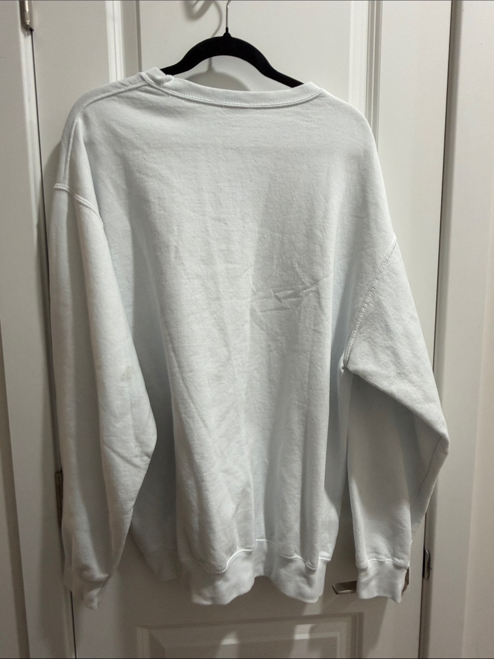 Port and Company White Crewneck with Down syndrome Awareness Rainbow - Picture 3 of 3
